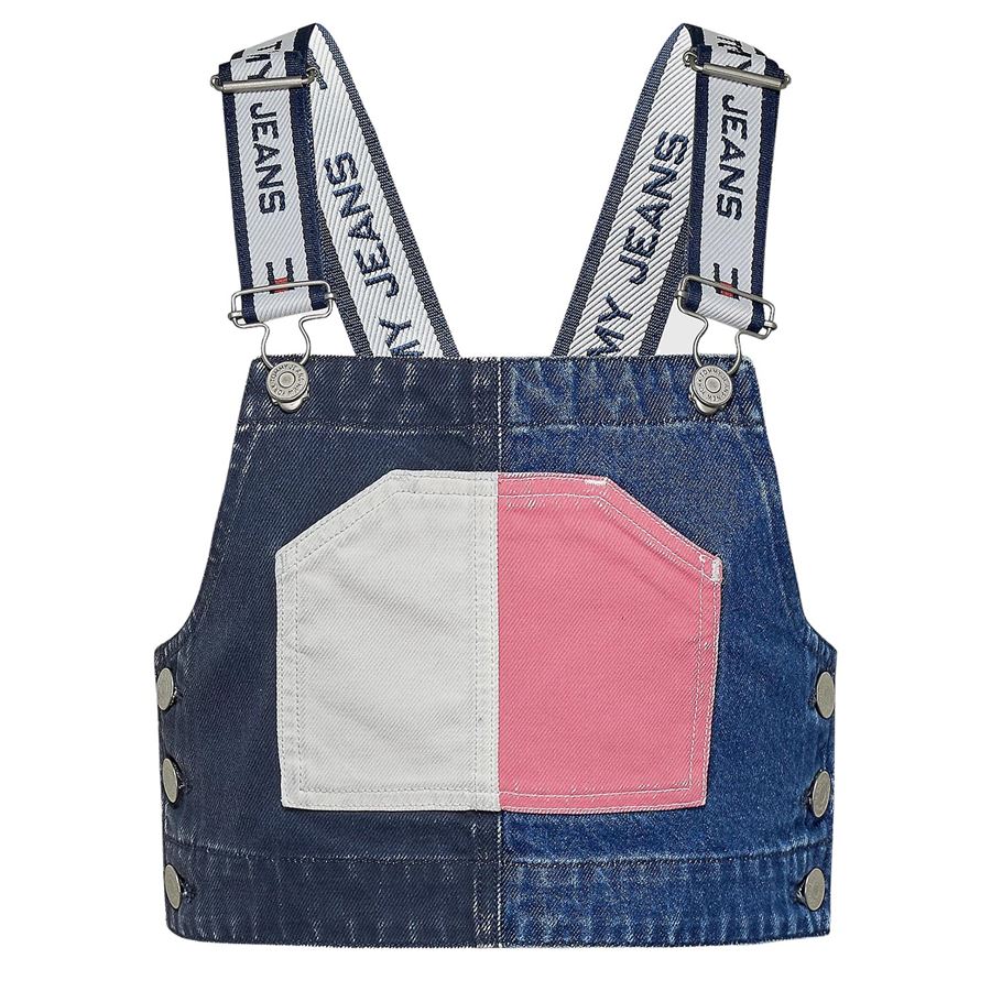 DUNGAREE TOP AG7057 Tommy Jeans | DW0DW148401BJ